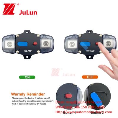 China Circuit Breaker Fuse Reset 50A 60A 80A 100A 150A 200A 250A 300A AMP Car Boat Auto Waterproof Security Fuse zu verkaufen