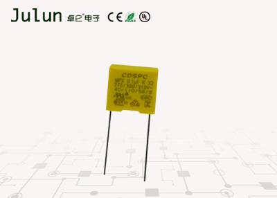 Chine Série métallisée du condensateur 0.1µF 104K X2 d'antibrouillage de condensateur de film de polyester de polypropylène à vendre