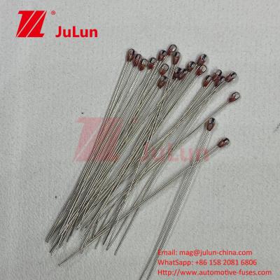 China 5K Ohm NTC Thermistor Temperature Sensor Epoxy Coated Glass Bead -10℃ To 35℃ for sale