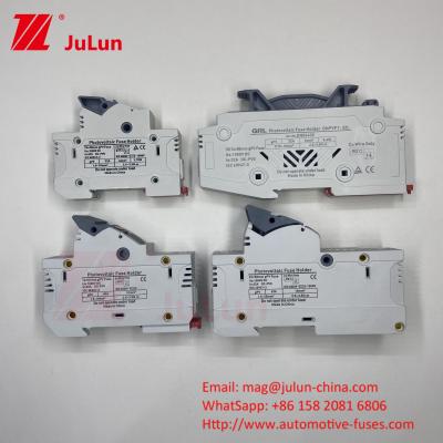 China SeanRo Solar PV Din Rail Fuse Holder para el enlace del fusible 10 * 38mm 1000V 15amp Dc fusible 25A en venta