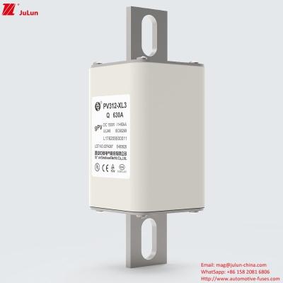 Chine PV312-XL3-Q 630A Fuses de protection photovoltaïques boulonnées avec homologation UL TUV CE RoHS à vendre