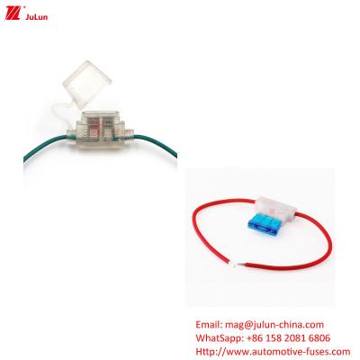 China Operating Temperature Range 25A-80A Current High Reliability Electric Vehicle Products Copper Contact Material Small Good Fuse Holder for sale