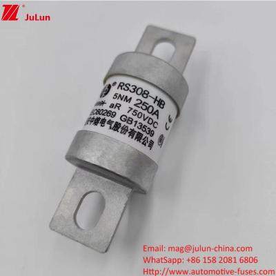 China 200A 250A 300A -400A Electric Vehicle Fuse Screw M8 M6 Mounting Method Terminal Type 750VDC Energy Fuse for sale