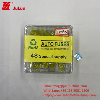 China 7A 32V Automotive 20A Blade Fuses 0337 MINI 0287 for sale