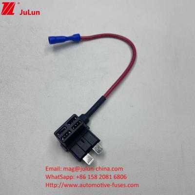 China Mini Blade Auto Fuse Voeg een Circuit Low Profile 100 Amp Automobile Fuse Box MIcro toe Te koop