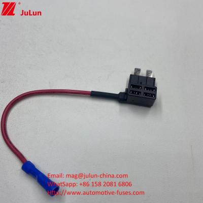 China Porta fusível de carro 12V Mini Adaptador de torneira de fusível ATM APM Blade Fuse Holder, Blade Fuse Box Holder plug à venda