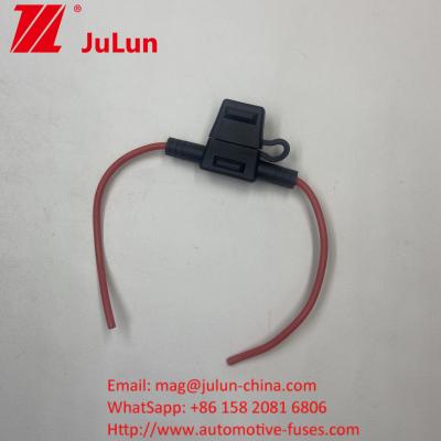 China 12V Automotive ATC Car Blade Fuse holderTap In Line Mini Fuse Holder With 10 Gauge Wire for sale