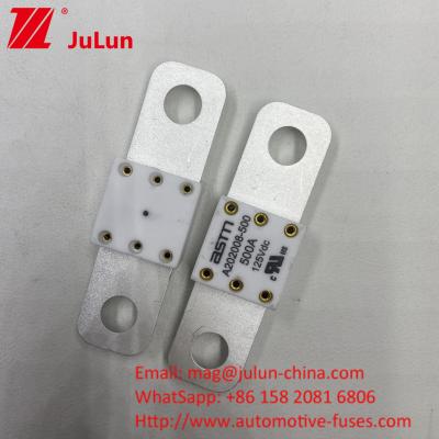 China DC FUSE FOR EV HEV Electric Vehicle Fuse A202008  300A 400A  Hole Distance 50.8mm for sale