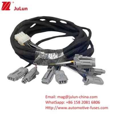 China Custom Manufacturing Design 40 Pin Car Play Audio Dsp Cable Assembly Wire Harness Adapters for sale