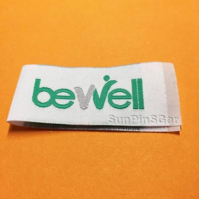 China Custom woven label and sustainable eco fashion label for clothes with high quality for sale