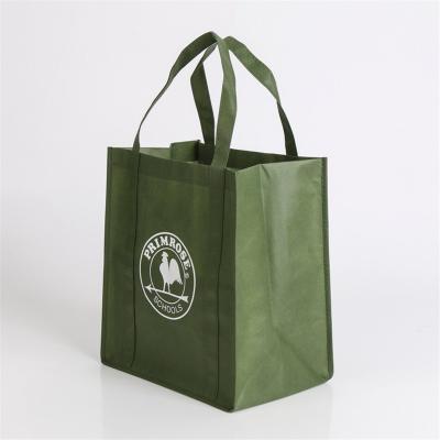 China Eco Friendly Customized Recyclable Handled Pla Nonwoven Bag For Goods for sale