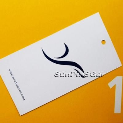 China Wholesale Customized Paper Printing Garment Accessories Hangtag From Recyled China Supplier for sale