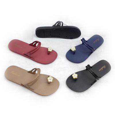 China Fashion trend factory sale elegant women directly flip flops fail ladies summer sandals slippers for sale