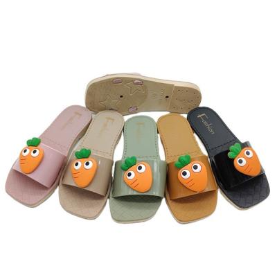 China Wholesale Fashionable Summer Cartoon Beach Children's Cute Slippers Girls Anti-slippery for sale