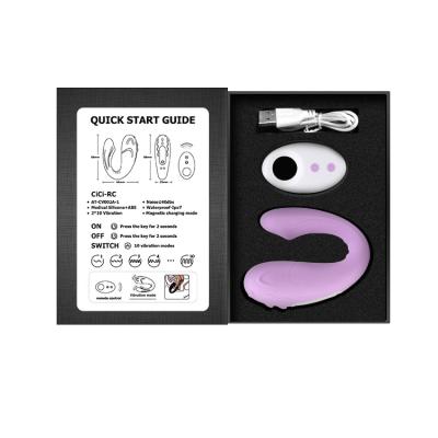 China Wholesale Soft Silicone Factory Double Motor+10 Vibration+Heating Sex Toys For Couples Body Electronic Massager Remote Vibrator for sale