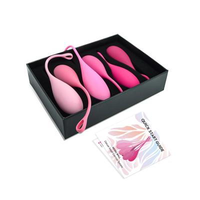 China Women Kegel Exerciser Kegel Exerciser Set for Medical Silicone Ben Wa Kegel Balls Beginner Kit For Women Bladder and Pelvic Floor Control for sale