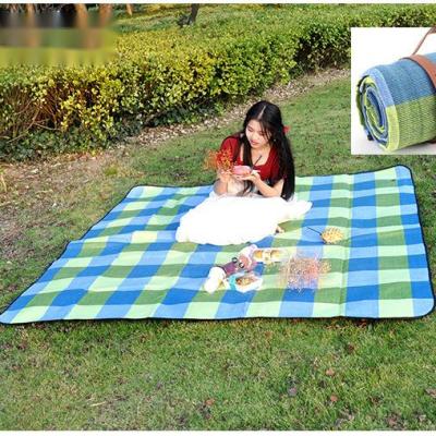 China Outdoor Waterproof Picnic Mat Leather Binding Spot Tent Grass Mat Picnic Cloth Fabric Beach Mat Portable For Camping for sale