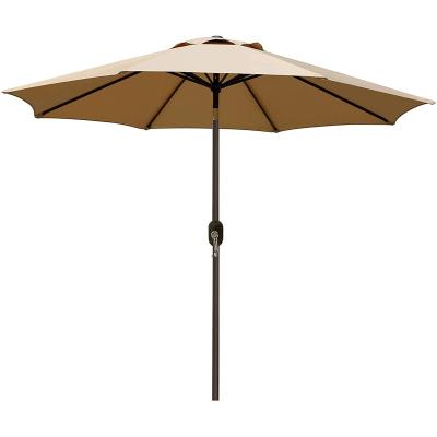 China Waterproof Outdoor Center Sun Umbrella Parasol Garden Column Patio Umbrellas Rainproof Beach Umbrellas for sale