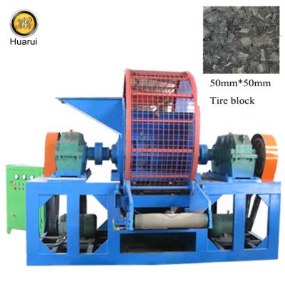 China energy & Mining Waste Tire Recycling Whole Machine Rubber Powder Making Line Tire Crusher Rubber Block Crusher for sale