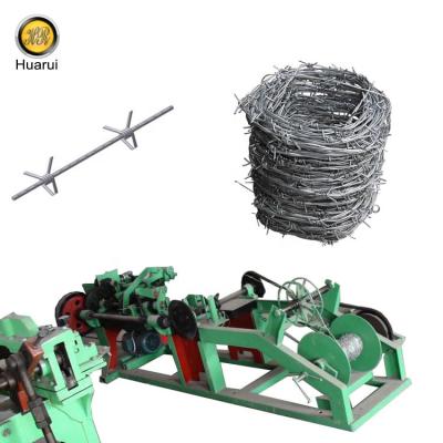 China High Speed ​​Galvanized Building Material Stores Barbed Wire Fence Making Machine for sale