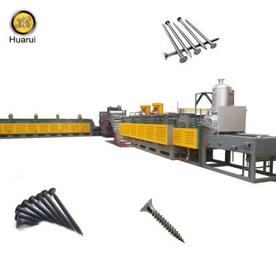 China Hotels Continuous Heat Treatment Furnace For Screw Nails Muffleless Mesh Belt Furnace for sale