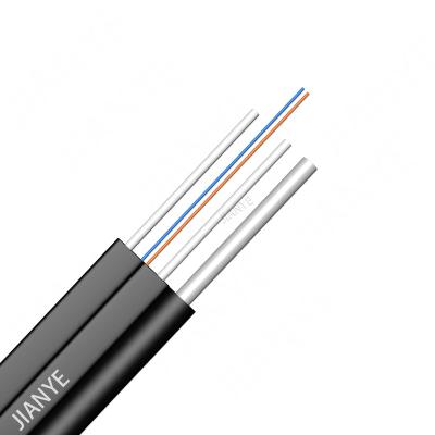 China Networking / Computer Manufacturing GJYXFCH Self-support 2 core fiber optic cable aerial outdoor ftth drop wire for sale