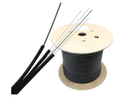 China Standard size made in china price ftth fiber drop cable 1km 2/4/6/8 core single mode indoor outdoor fiber optic cable for sale