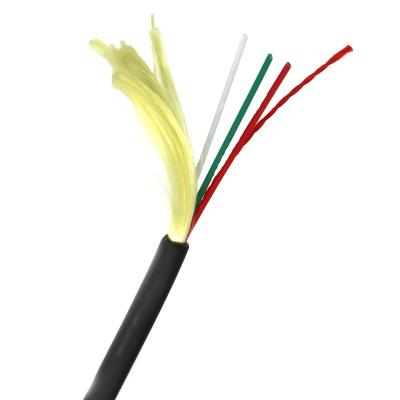 China Indoor Factory Straight Tight Buffer Fiber Optic Indoor Optic Cable G652D/G657A GJFJBV Telecom Single Mode Fiber Cable for sale