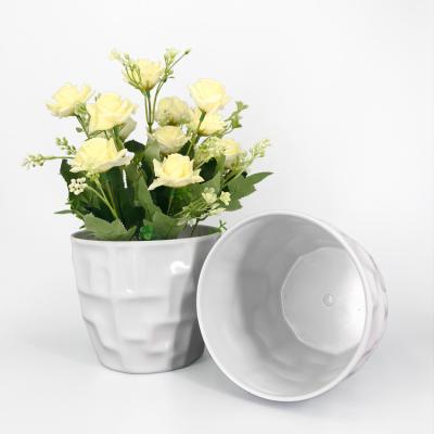 China Small Modern Plastic Flower Pots Planter Flower Pot Plastic for sale