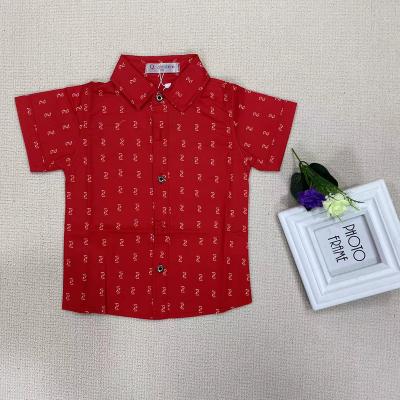 China New Boy's Summer Sustainable Shirt Children's Clothing Cotton 3-6 Years Children's Clothing for sale