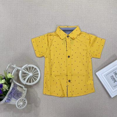 China 100% Full Size Print Boy Shirt Kids Clothing Shirt Wholesale Custom Clothes Plus Cotton for sale