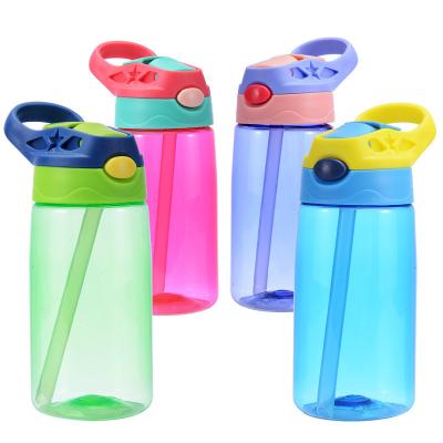 Cina 480ml Bottiglia d'acqua riutilizzabile inodore senza BPA Tazza riutilizzabile con paglia in vendita