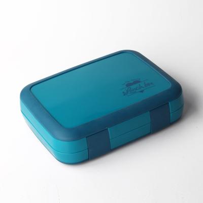 China Sustainable 1160ml Plastic Bento Lunch Box with 4 Leak Proof Compartments for sale