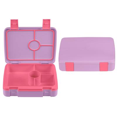 Cina Eco Conscious 4 Compartimento Bentgo Lunch Box con coperchio rosa in vendita