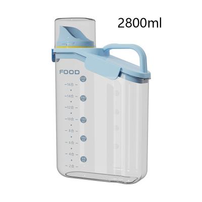 China Reusable 2800ML BPA Free Plastic Lunch Containers for sale