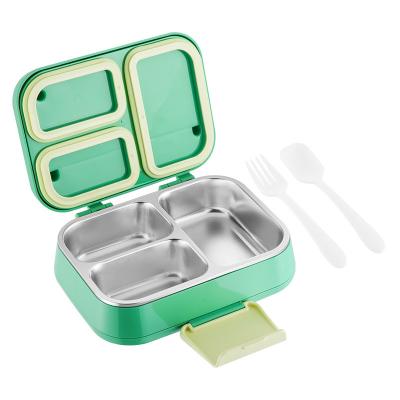 China Insulated and Leak-Proof Metal Bento Lunch Box 1050ML Capacity for Needs 1050ML for sale