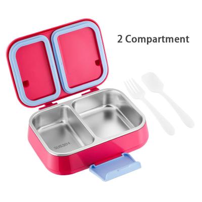 China 800ML Stainless Steel Lunch Box Ideal for Hot and Cold Foods Dishwasher Safe for sale