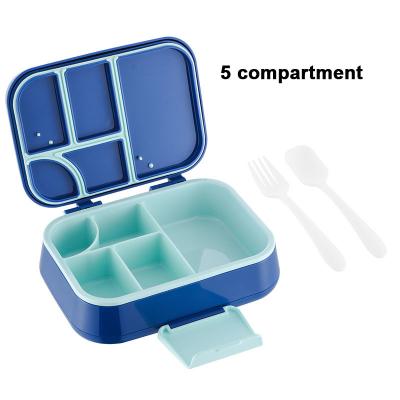 China Reusable Food Storage 5 Compartments for Easy Organization and Storage for sale