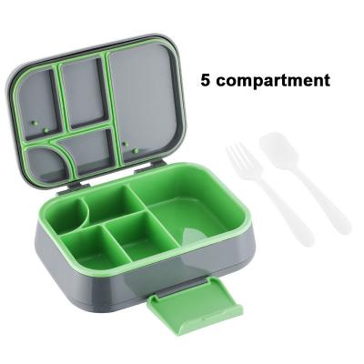 China 800-1000ml Capacity Plastic Bento Lunch Box Rectangular Shape Ideal for Food Container Storage en venta