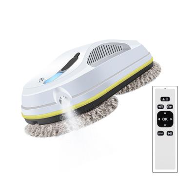 China Outdoor OEM Factory Custom Design Remote Control Automatic Water Jet Vacuum Window Cleaning Robot for sale