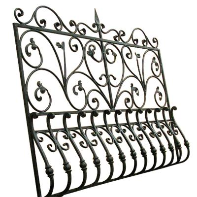 China Security Window Design Cast Iron Window Grill Easily Compiled Steel Design for sale