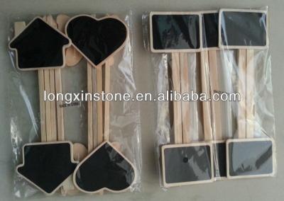 China New Wooden Slate And Garden Plant Wood Labels For Name Writing Board For Christmas Gifts for sale