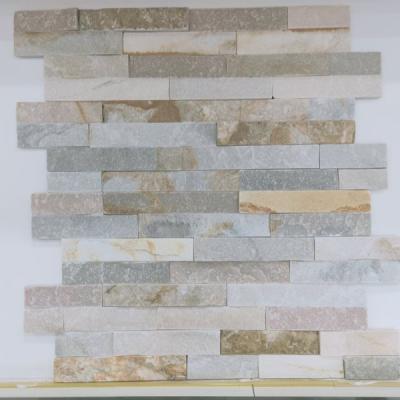 China Nice modern beige slate culture stone in Z shape with interlocking for sale