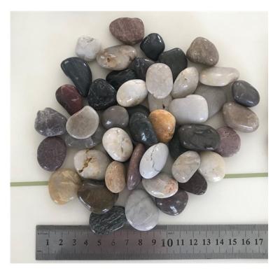 China Modern High Polished Loose Stone 3-5cm China Mix Color Pebbles for sale