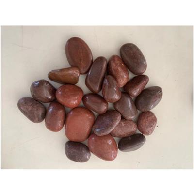 China Modern China High Polished Red Stone Loose Pebbles 3-5 Cm for sale