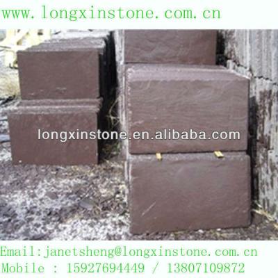 China Building Decor Slate Material Purple Roofing Tiles for sale