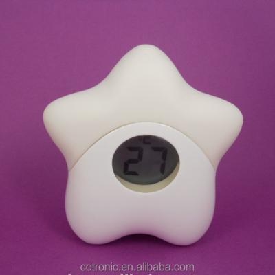 China Room Silicone Star Shape Color Changing According To Temperature Baby LED Night Light for sale