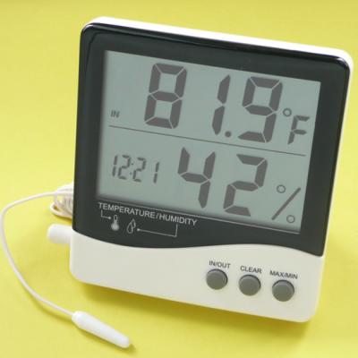 China Digital thermometer-hygrometer, room thermometer, digital finger thermometer TH01C for sale