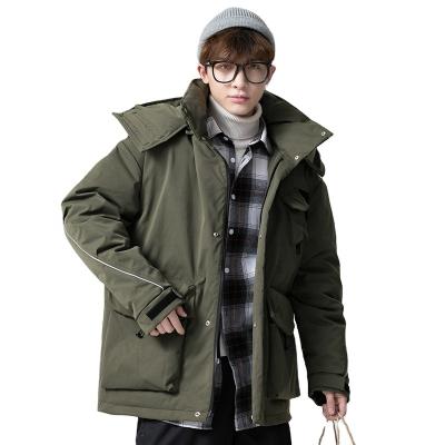 China High quality men's down jacket winter down jacket hooded warm hooded eco breathable down stripper jackets for sale