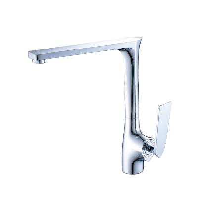 China Other Fapully Mixer Hot Cold Water Faucets, chrome torneira cozinha, deck mount water ridge kitchen sink faucet for sale